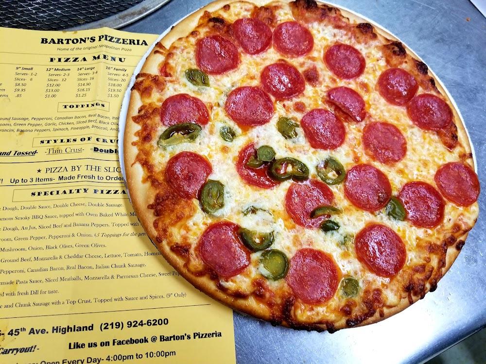 Barton's Pizzeria Menu image 4
